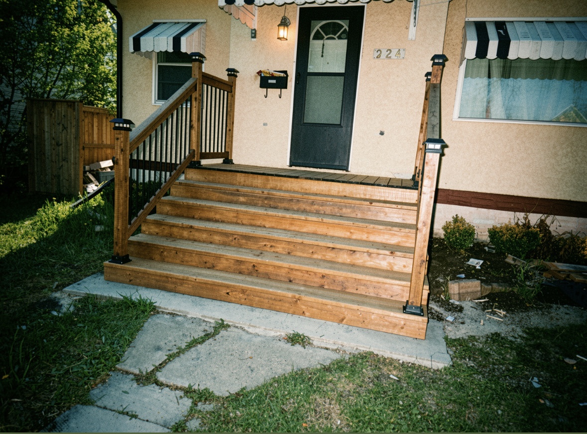 Front Entry Deck & Stairs
